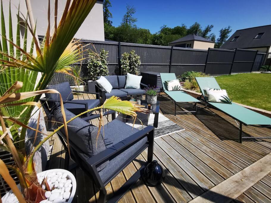 Maison Familiale 6 Personnes Miniac-Morvan Exterior foto